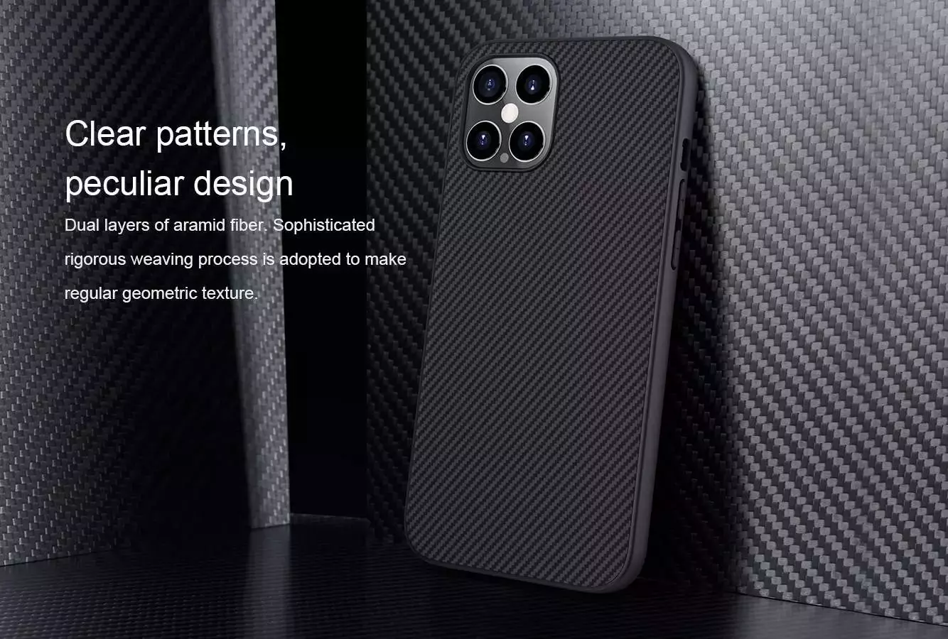 Чехол бампер Nillkin Synthetic Fiber для Vivo Y02 Black (Черный) Чехол бампер Nillkin Synthetic Fiber для Vivo Y02 Black (Черный)