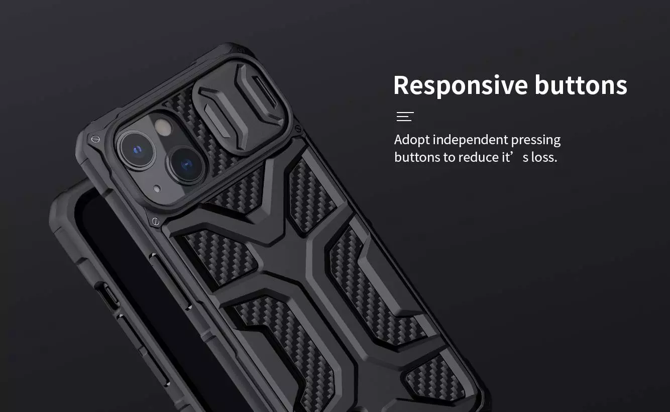 Чехол бампер Nillkin Adventurer для iPhone 14 Plus Red (Красный)