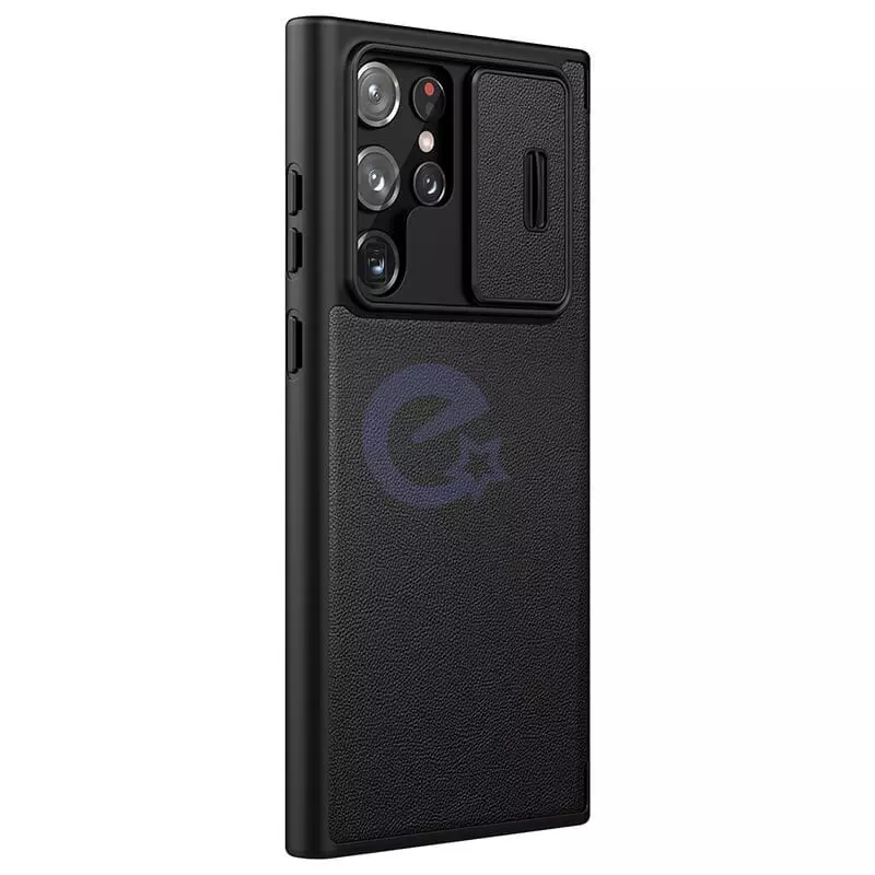 Чехол бампер Nillkin Qin Pro (plain leather) для Samsung Galaxy S23 Ultra Black (Черный) Чехол бампер Nillkin Qin Pro (plain leather) для Samsung Galaxy S23 Ultra Black (Черный)