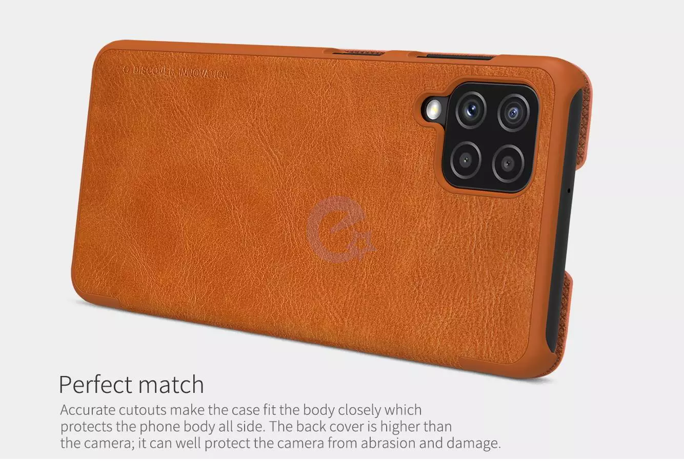 Чехол книжка Nillkin Qin для Samsung Galaxy M53 Brown (Коричневый)