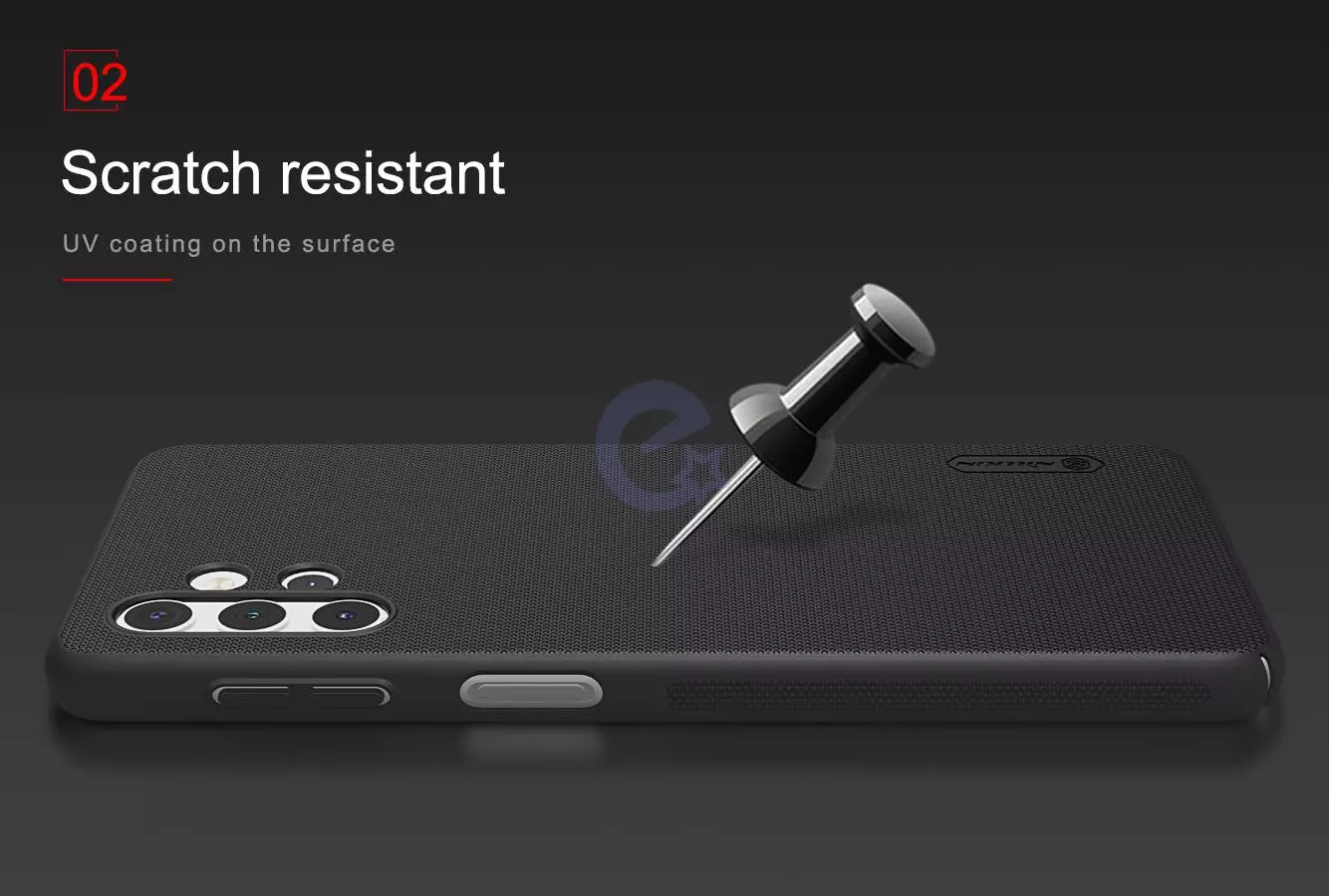 Протиударний чохол бампер Nillkin Super Frosted Shield для Samsung Galaxy A23 5G / Galaxy A23 Blue (Синій)