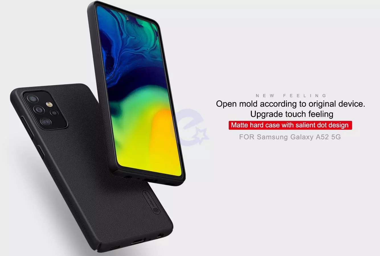 Протиударний чохол бампер Nillkin Super Frosted Shield для Samsung Galaxy A53 5G White (Білий)