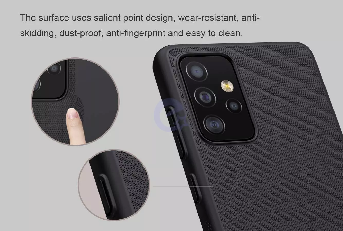 Противоударный чехол бампер Nillkin Super Frosted Shield для Samsung Galaxy A53 5G Red (Красный)