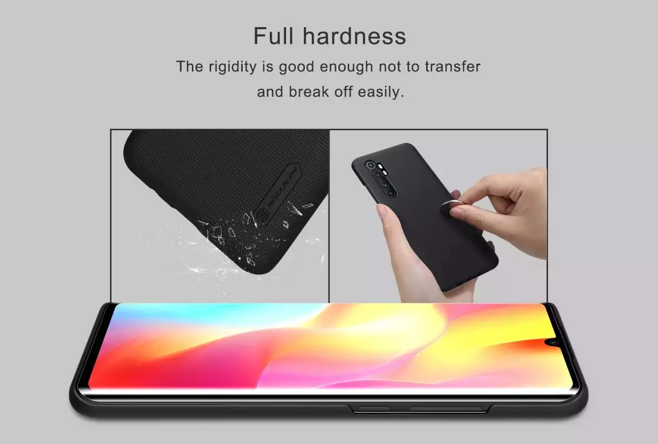 Противоударный чехол бампер Nillkin Super Frosted Shield для OnePlus 11 Black (Черный)