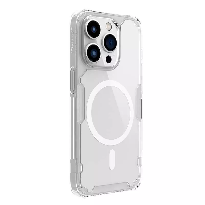 Чехол бампер Nillkin TPU Nature Pro Magnetic для iPhone 14 Pro Max White (Белый)