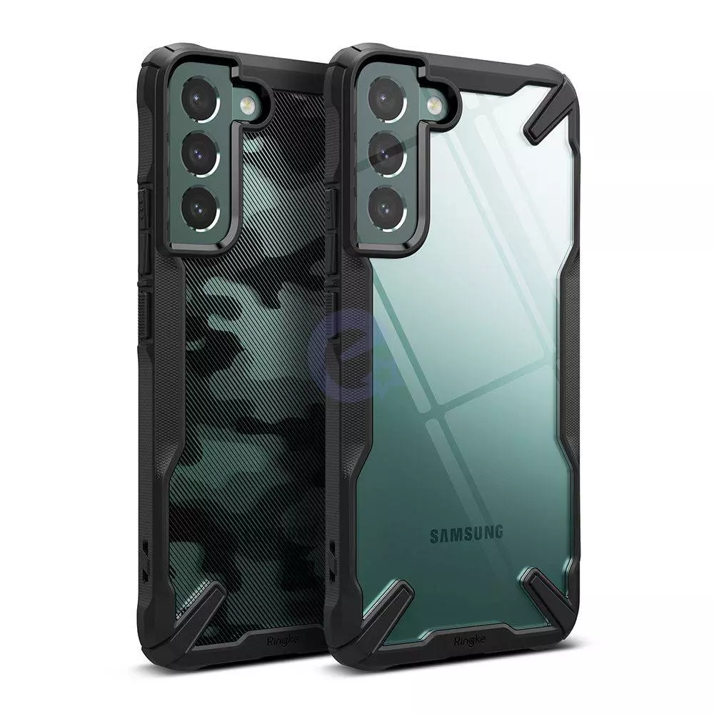 Протиударний чохол бампер Ringke Fusion Design для Samsung Galaxy S22 Camo / Black (Камуфляж / Чорний) Протиударний чохол бампер Ringke Fusion Design для Samsung Galaxy S22 Camo / Black (Камуфляж / Чорний)