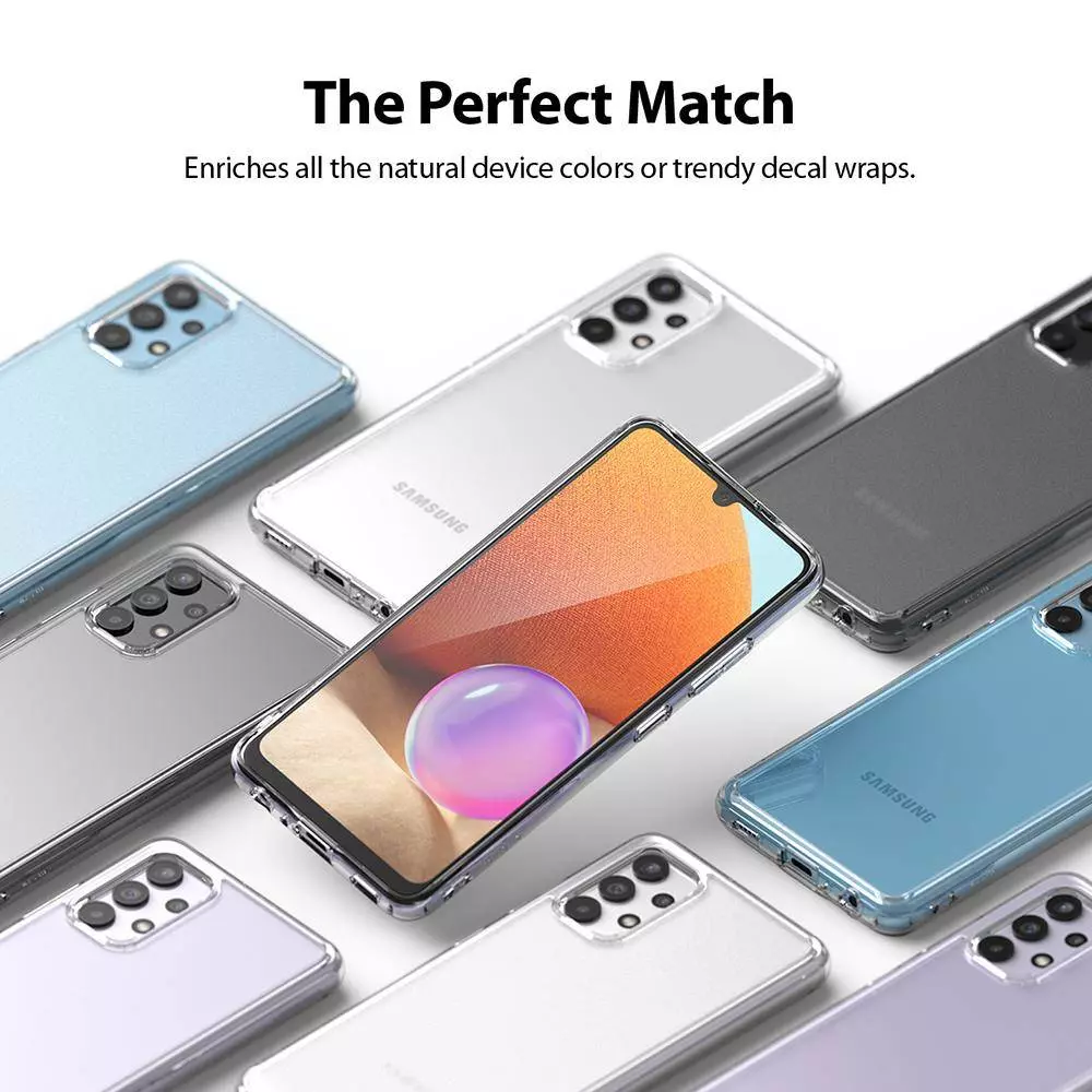 Противоударный чехол бампер Ringke Fusion для Samsung Galaxy A33 5G Transparent (Прозрачный)