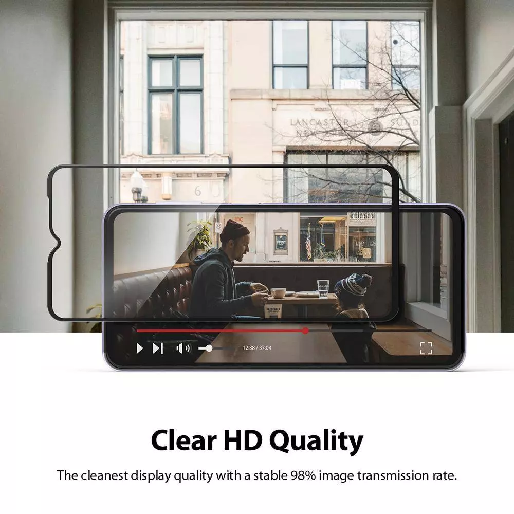 Защитное стекло Ringke ID Glass для Samsung Galaxy A33 5G Black (Черный)