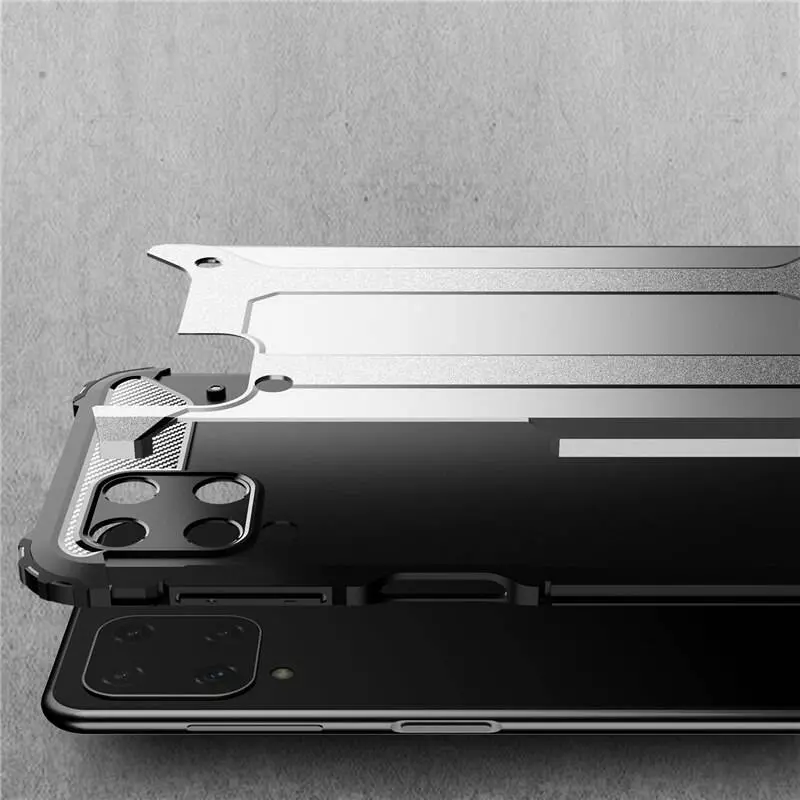 Противоударный чехол бампер для Samsung Galaxy M33 Anomaly Rugged Hybrid Blue (Синий)