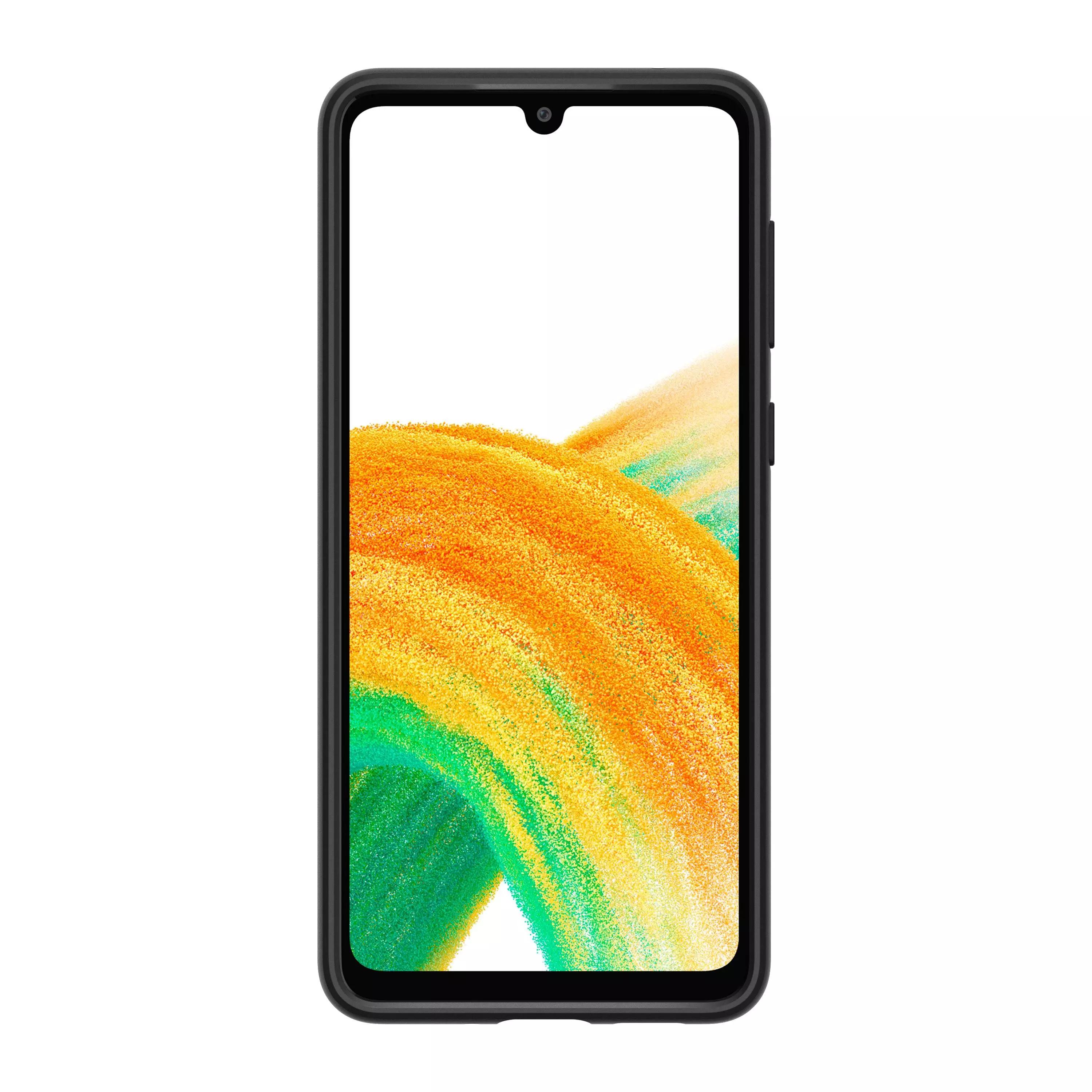 Протиударний чохол бампер Spigen Thin Fit для Samsung Galaxy A33 5G Black (Чорний) ACS04320
