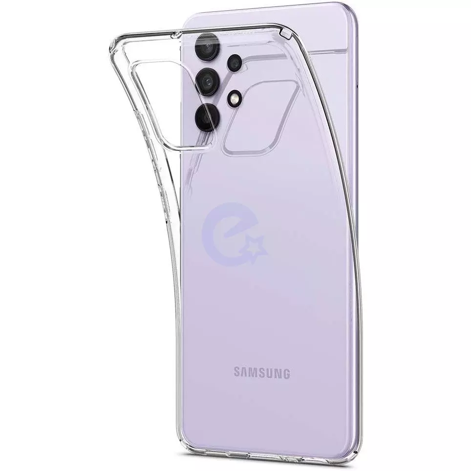 Протиударний чохол бампер Spigen Liquid Crystal для Samsung Galaxy A33 5G Transparent (Прозорий)