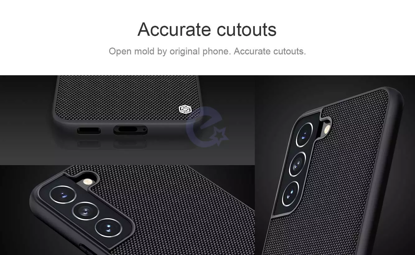 Чохол бампер Nillkin Textured для Samsung Galaxy S22 Black (Чорний)