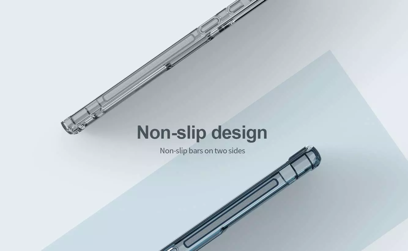 Чохол бампер Nillkin TPU Nature Pro для Samsung Galaxy S22 Ultra Blue (Синій)