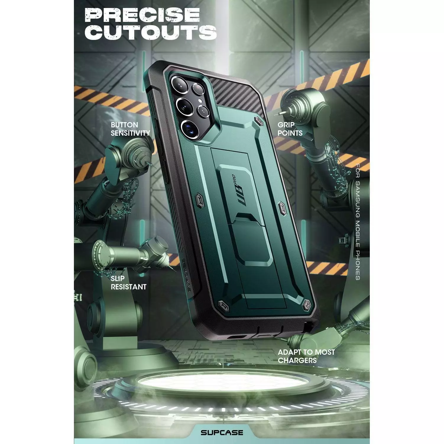 Противоударный чехол бампер Supcase Unicorn Beetle PRO для Samsung Galaxy S22 Ultra Gray Camo (Серый камуфляж) Противоударный чехол бампер Supcase Unicorn Beetle PRO для Samsung Galaxy S22 Ultra Gray Camo (Серый камуфляж)