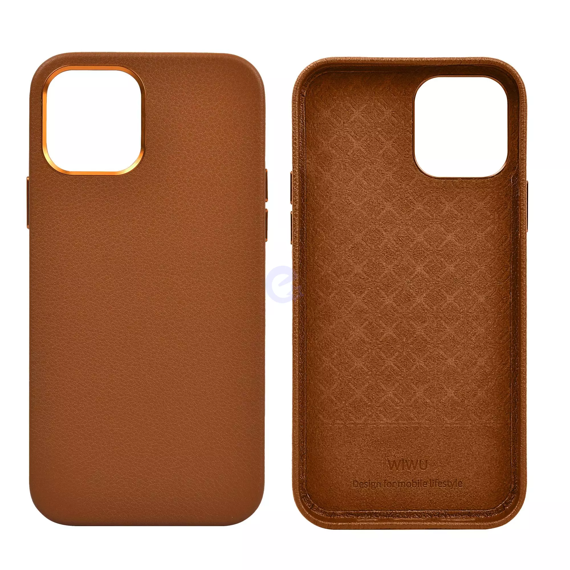 Чохол бампер для iPhone 12 / 12 Pro WiWU Calfskin Leather Case Black (Чорний) Чохол бампер для iPhone 12 / 12 Pro WiWU Calfskin Leather Case Black (Чорний)