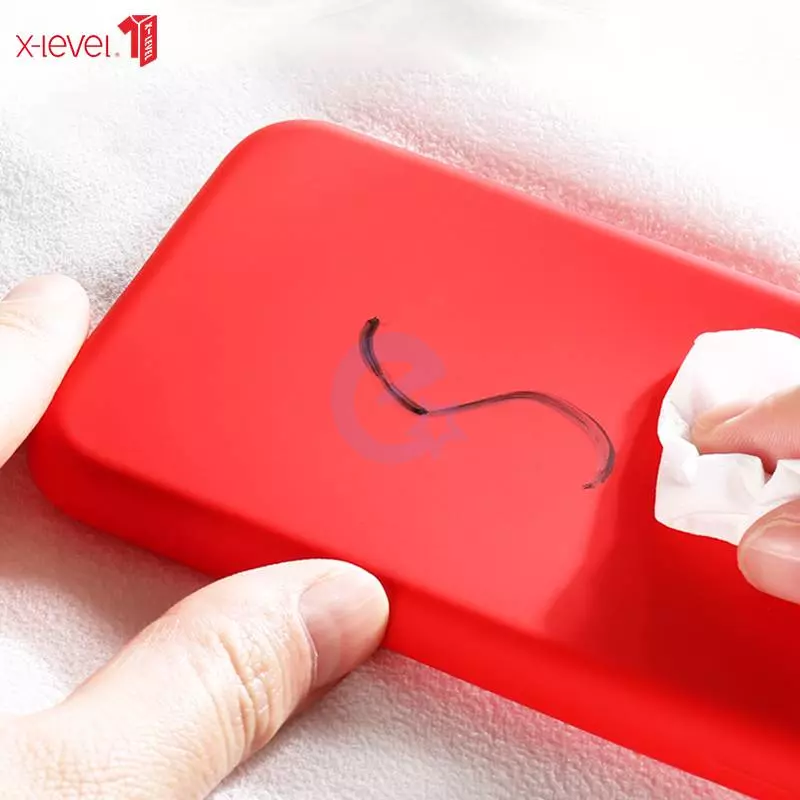 Чехол бампер для Samsung Galaxy A73 5G X-Level Silicone (с микрофиброй) Black (Черный)