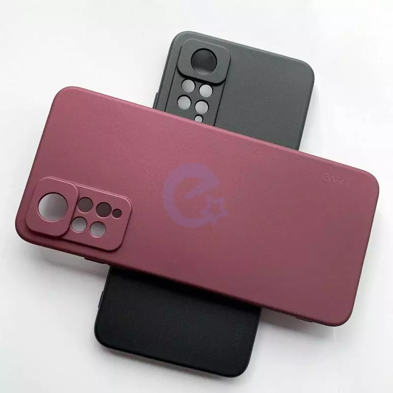 Ультратонкий чохол бампер для Xiaomi Poco X4 Pro 5G X-level Matte Wine red (Винний)
