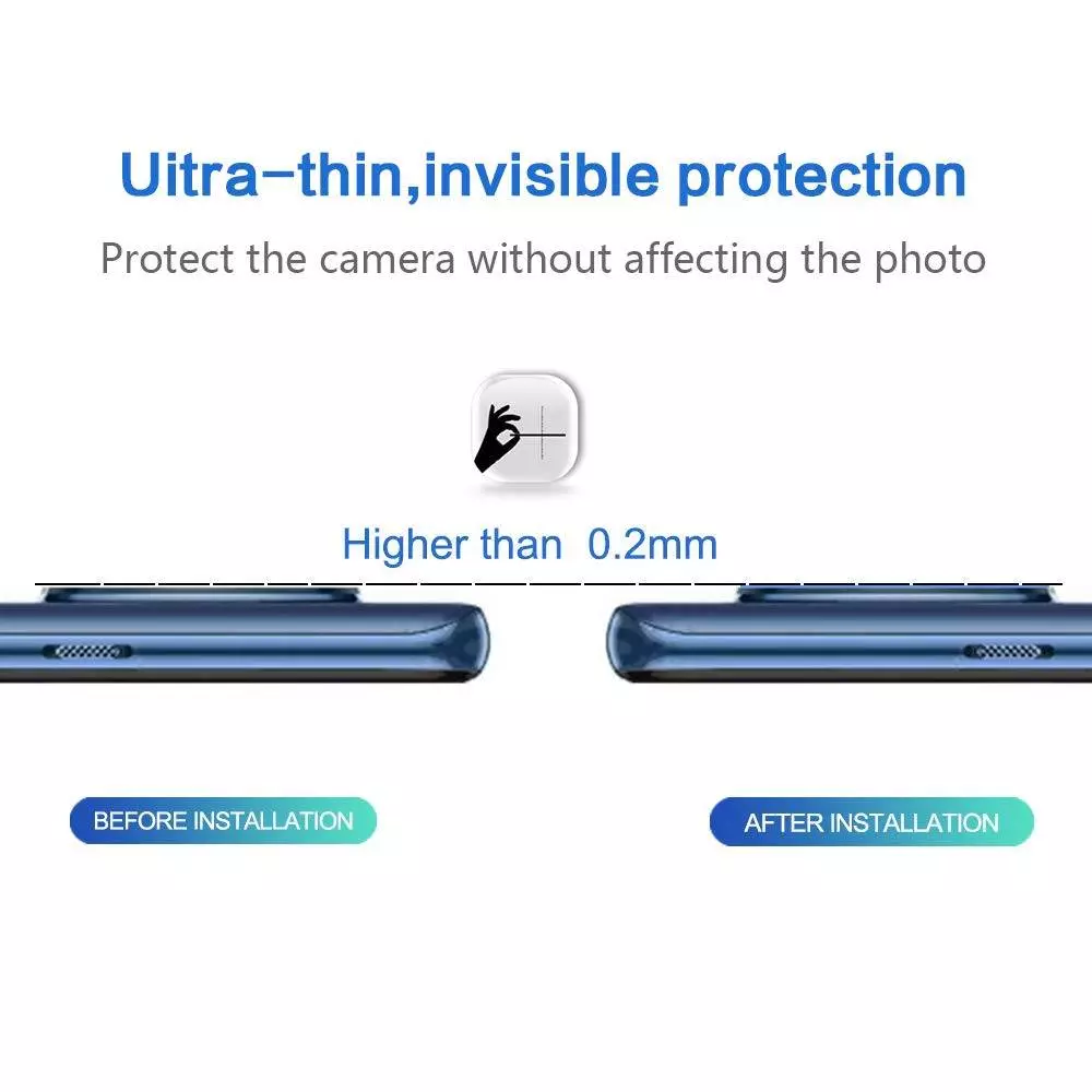 Защитное стекло для камеры для Samsung Galaxy M23 / Galaxy M13 Anomaly Camera Glass Transparent (Прозрачный)