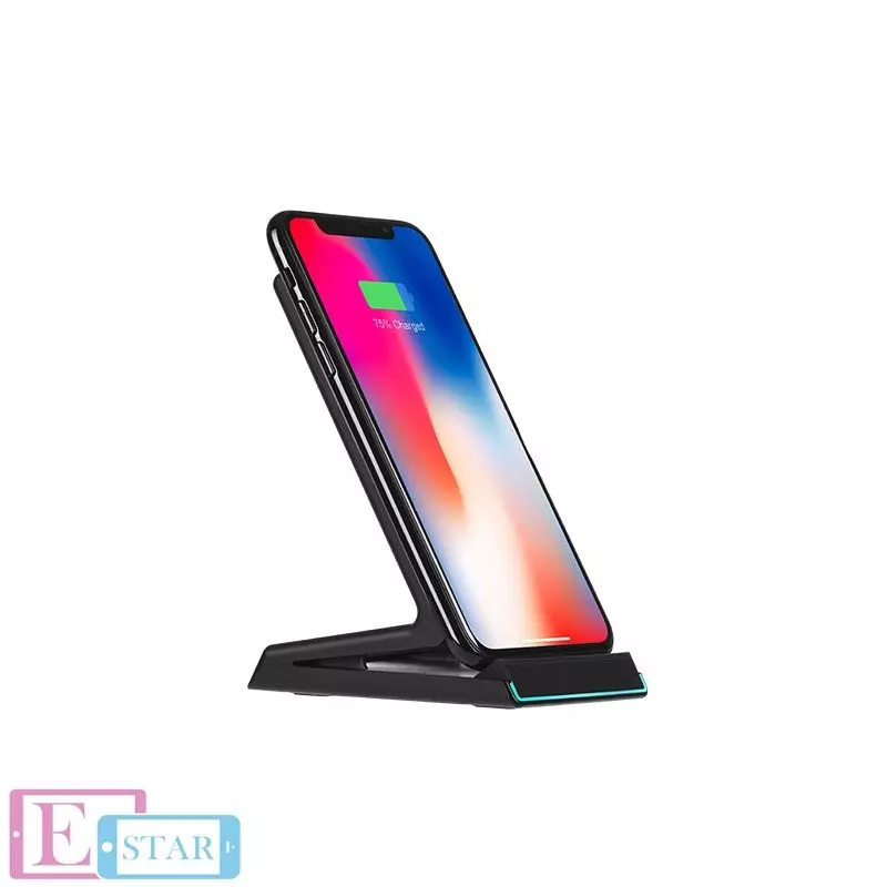 Беспроводное зарядное устройство Hoco CW1B Z-shape Black (Черный)