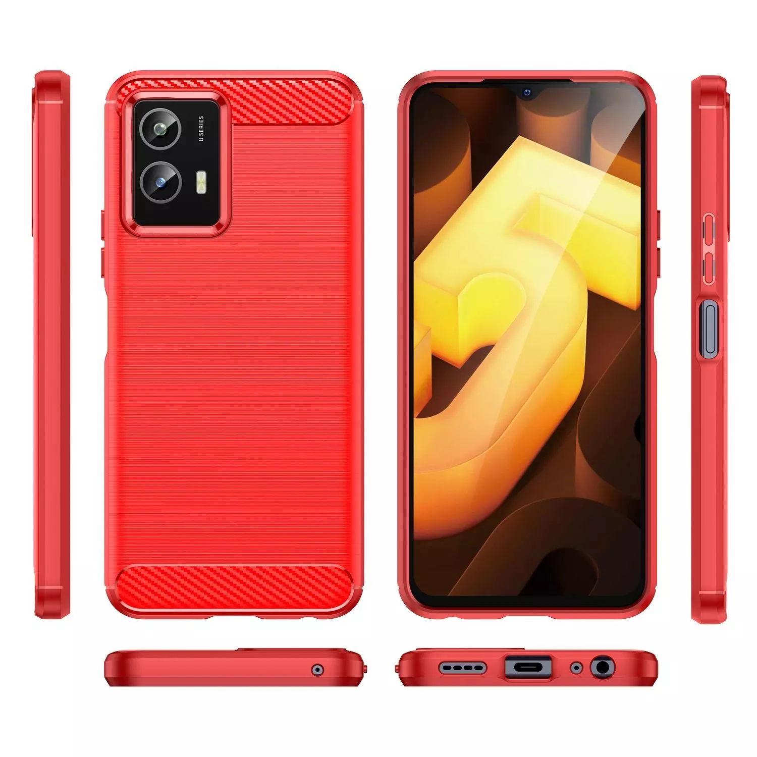 Протиударний чохол бампер для Infinix Note 12 G96 iPaky Carbon Fiber Red (Червоний) Протиударний чохол бампер для Infinix Note 12 G96 iPaky Carbon Fiber Red (Червоний)