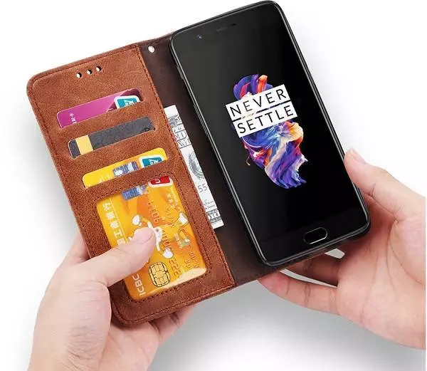 Чохол книжка для Oppo A17 idools Retro Black (Чорний)