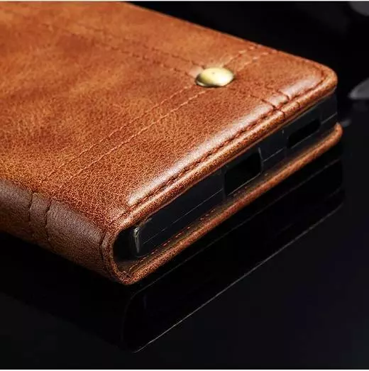 Чехол книжка для Xiaomi 13 idools Retro Brown (Коричневый)