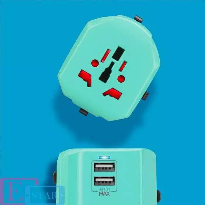 Зарядное устройство Momax 1-World USB AC Travel Adapter Rose Gold (Розовое золото) UA1