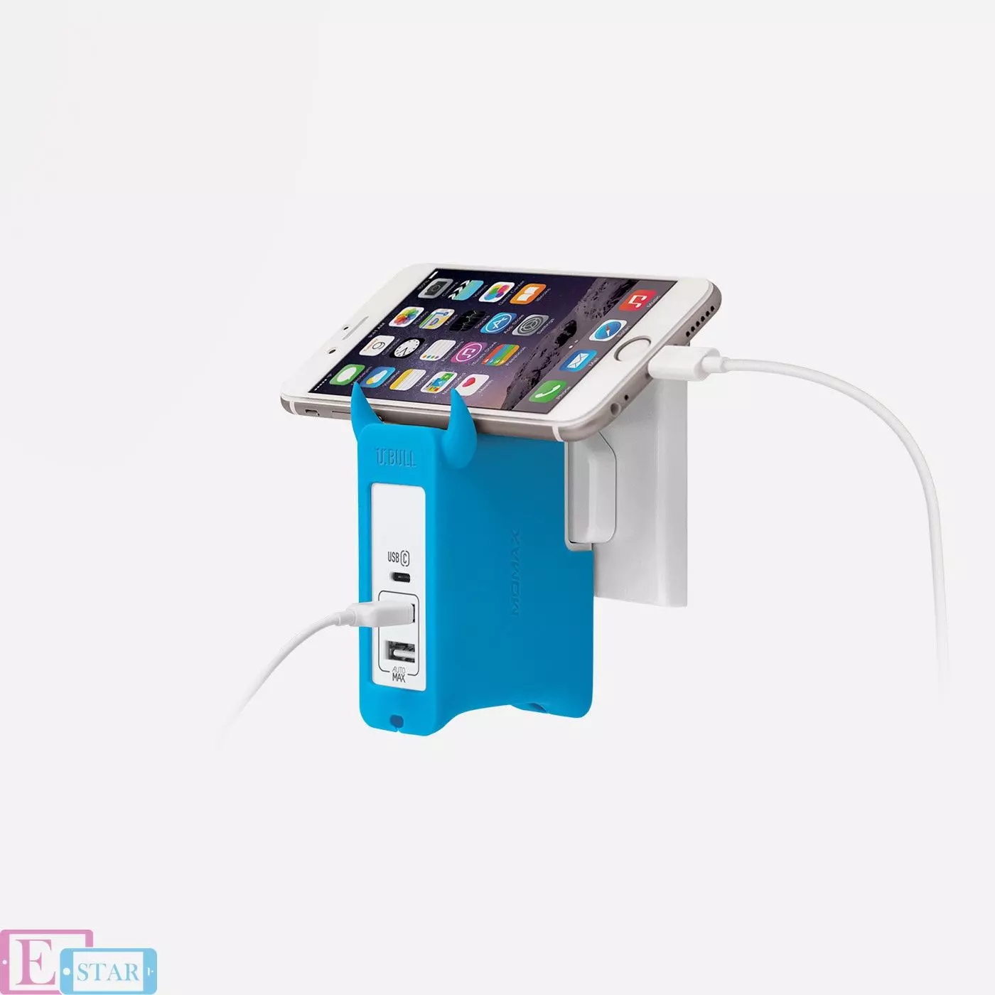 Зарядное устройство Momax U.Bull 3-port USB Charger White (Белый) UM3S