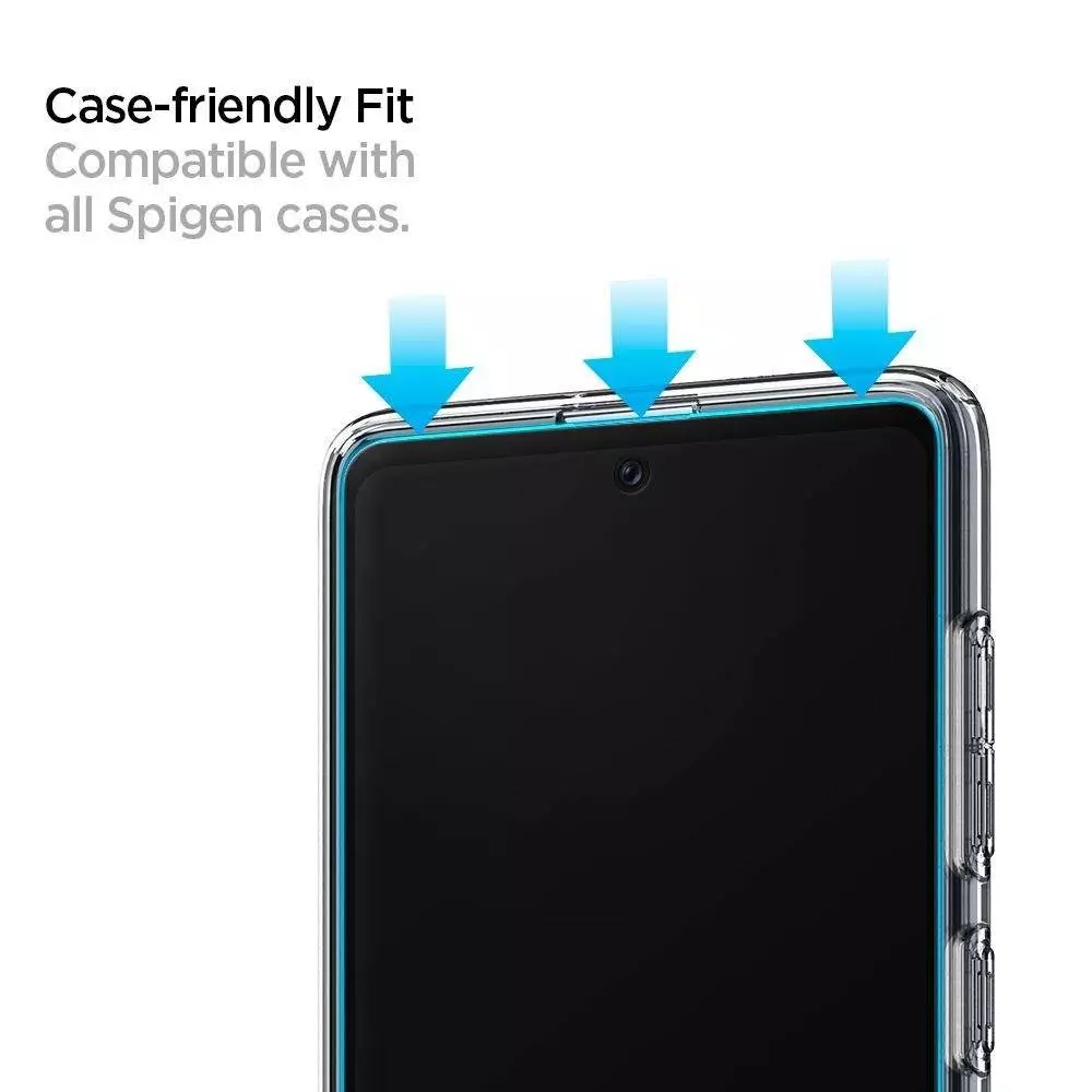 Захисне скло Spigen Glas.tR Slim FC для Samsung Galaxy A04s / Galaxy A13 5G / Galaxy A13 / Galaxy A23 5G / Galaxy A23 / Galaxy A32 5G / Galaxy M23 / Galaxy M33 / Galaxy M13 Black (Чорний)