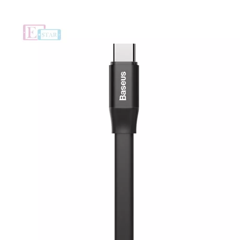 Кабель для заряджання та передачі даних Baseus Nimble Cable - Type C для планшетів та смартфонів Black/Silver (Чорний/Сріблястий)