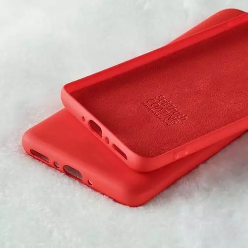 Чехол бампер для Samsung Galaxy M33 X-Level Silicone (с микрофиброй) Red (Красный)