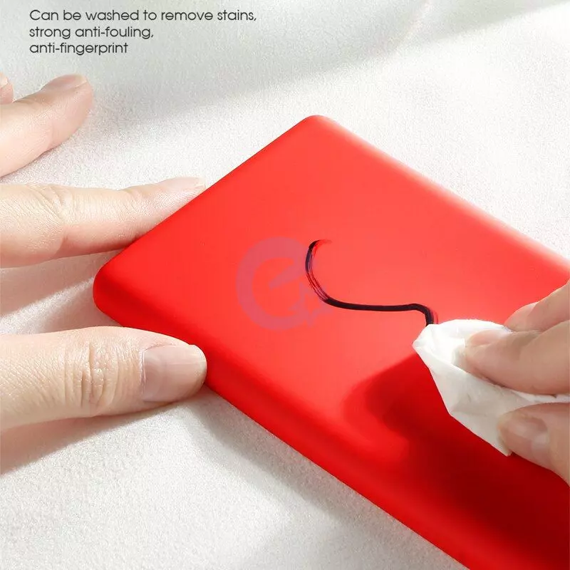 Чехол бампер для Samsung Galaxy M33 X-Level Silicone (с микрофиброй) Red (Красный)