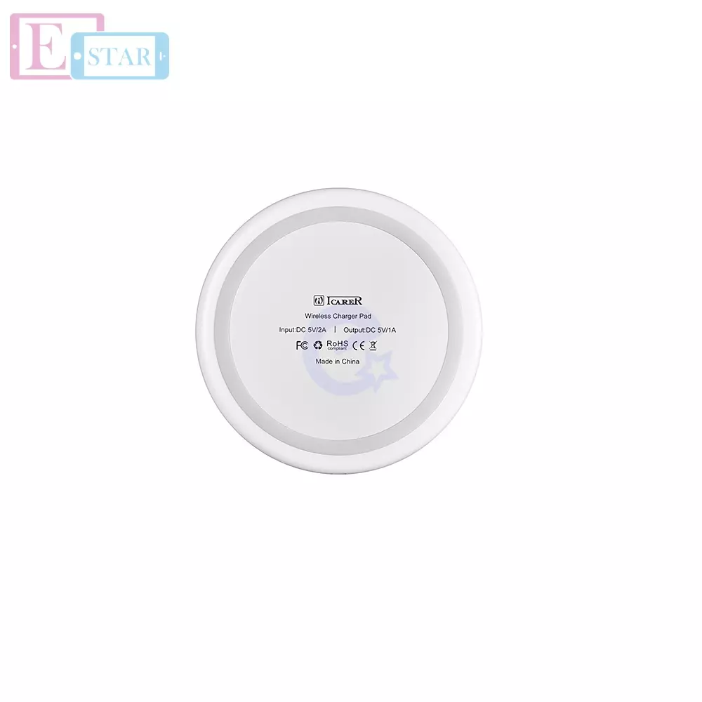 Бездротова зарядна станція Icarer Genuine Leather Wireless charging NW180 для Apple, Samsung, HTC, Huawei Brown (Коричневий)