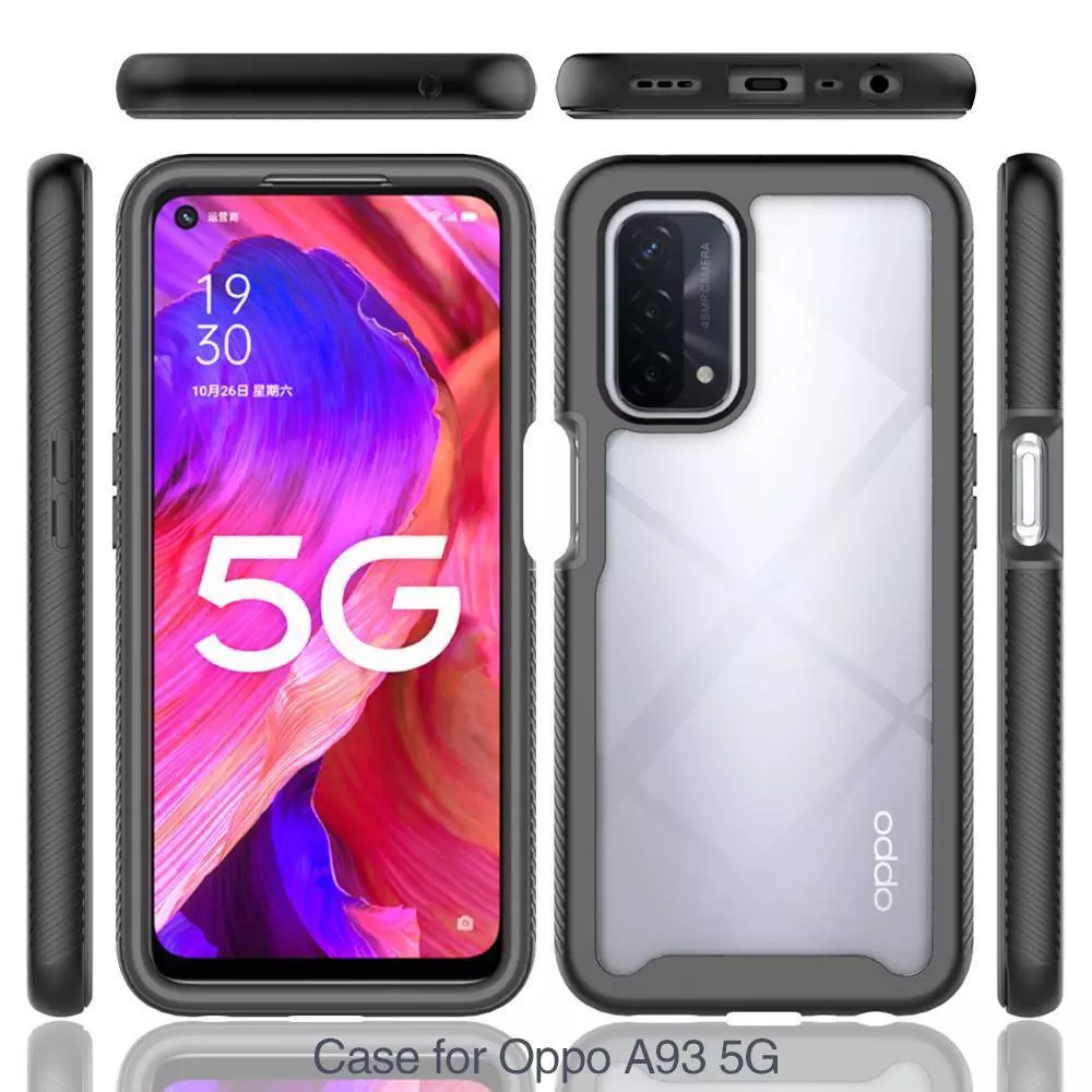 Протиударний чохол бампер для Nokia C21 Anomaly Hybrid 360 Sky Blue / Grey (Небесно Синій / Сірий)