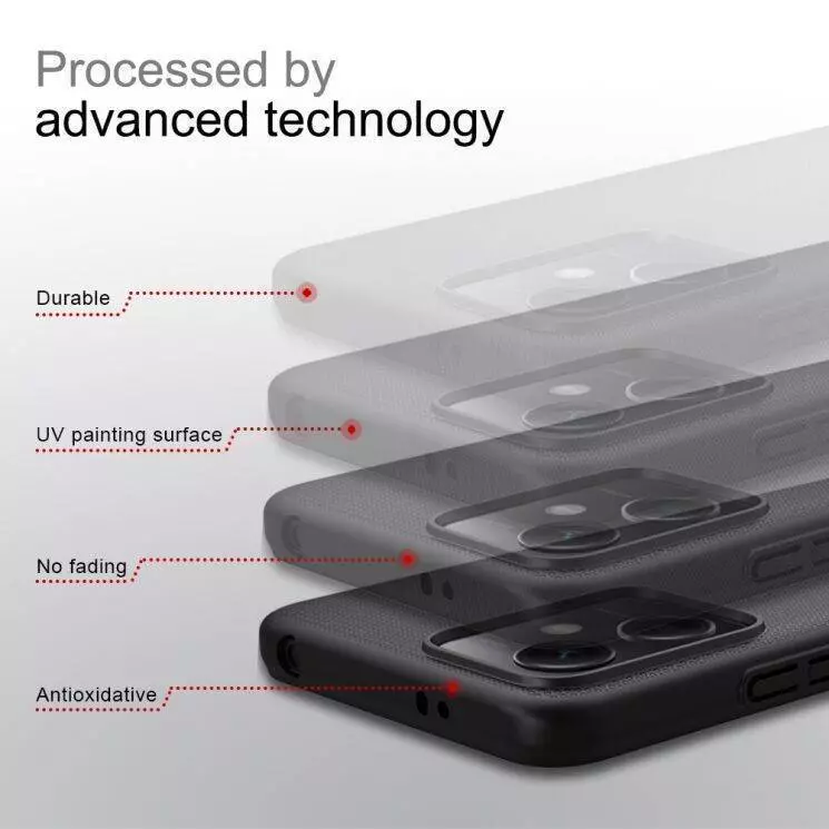 Протиударний чохол бампер Nillkin Super Frosted Shield для Xiaomi Redmi Note 12 5G / Poco X5 White (Білий) Протиударний чохол бампер Nillkin Super Frosted Shield для Xiaomi Redmi Note 12 5G / Poco X5 White (Білий)