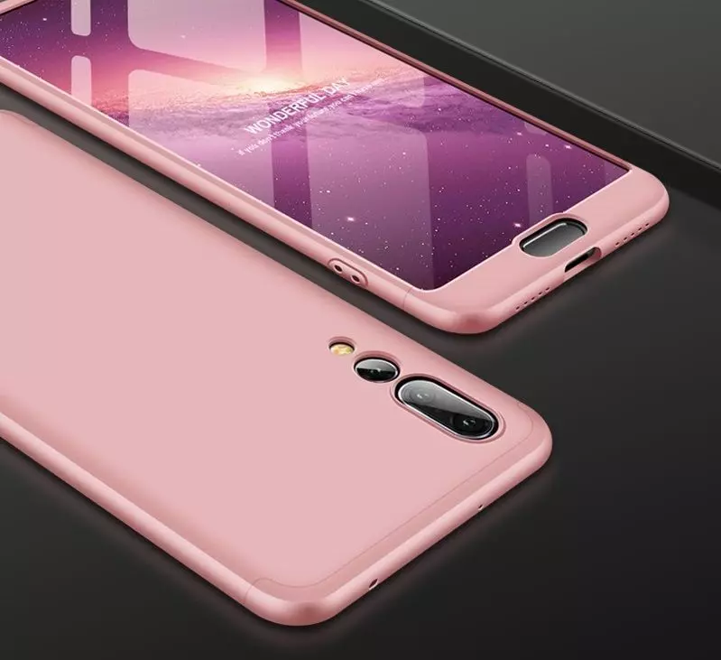 Ультратонкий чохол бампер для Huawei P20 Pro GKK Dual Armor Rose Gold (Рожеве золото) Ультратонкий чохол бампер для Huawei P20 Pro GKK Dual Armor Rose Gold (Рожеве золото)