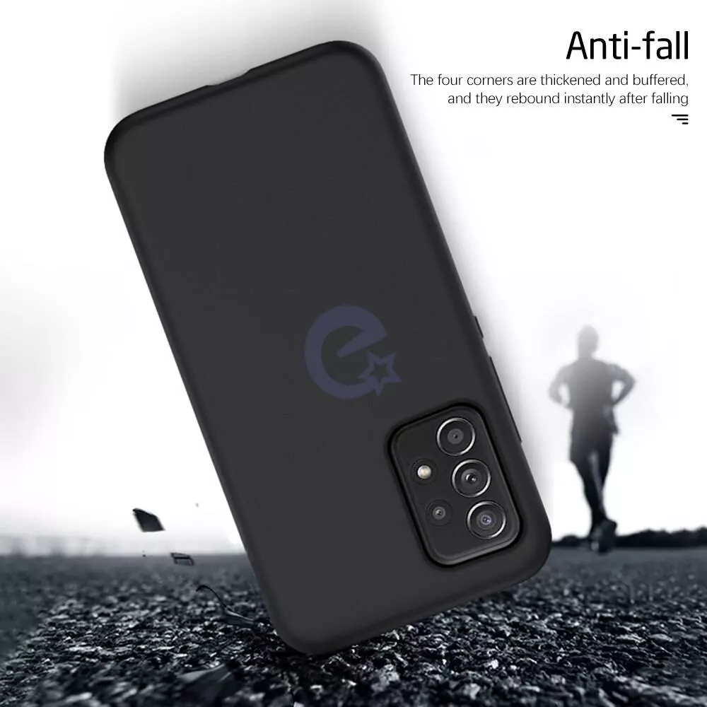 Чехол бампер для Samsung Galaxy A32 Anomaly Silicone (с микрофиброй) Red (Красный)