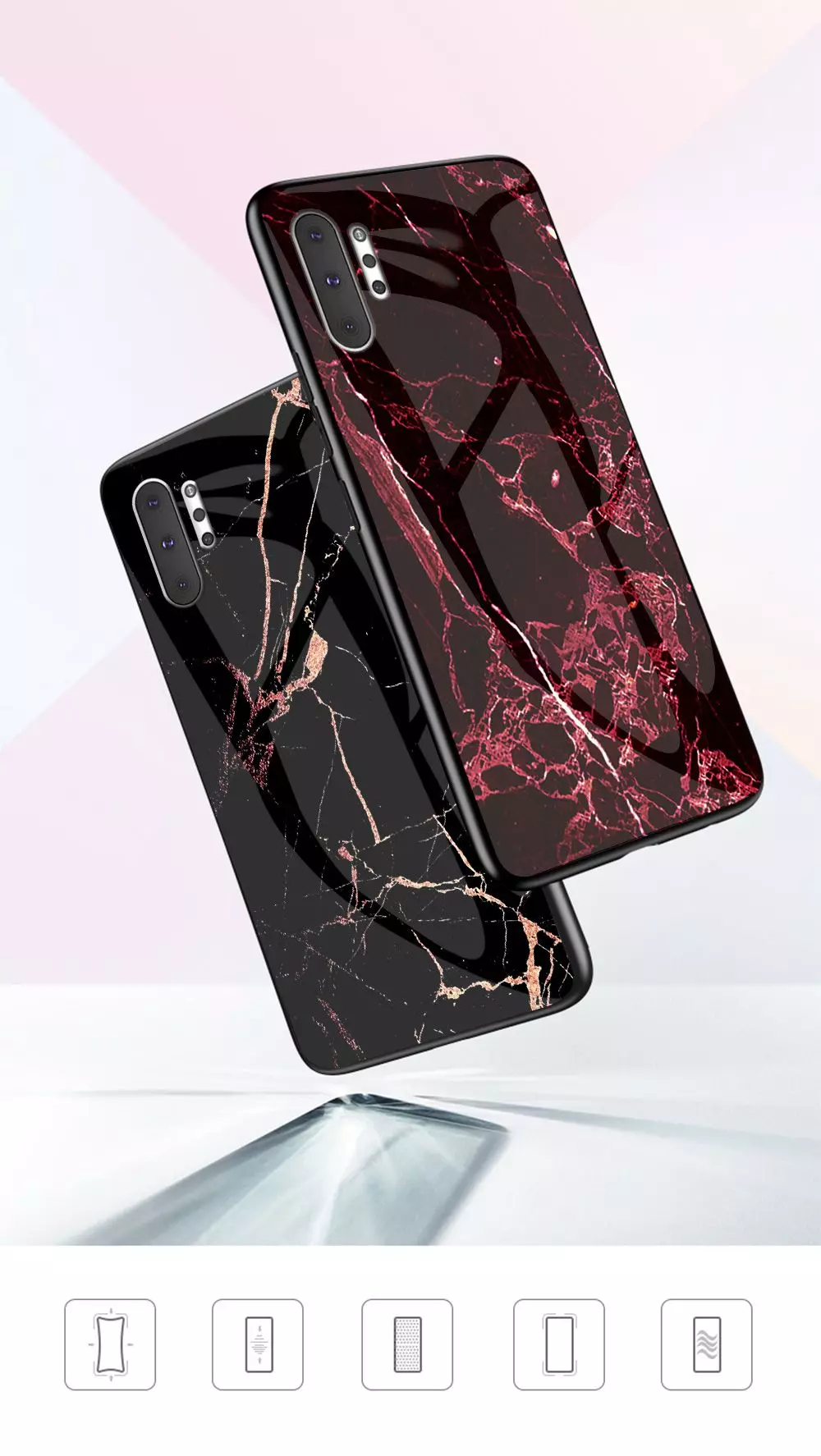 Чехол бампер для Samsung Galaxy Note 10 Anomaly Cosmo Flying Dove (Летящий Голубь)