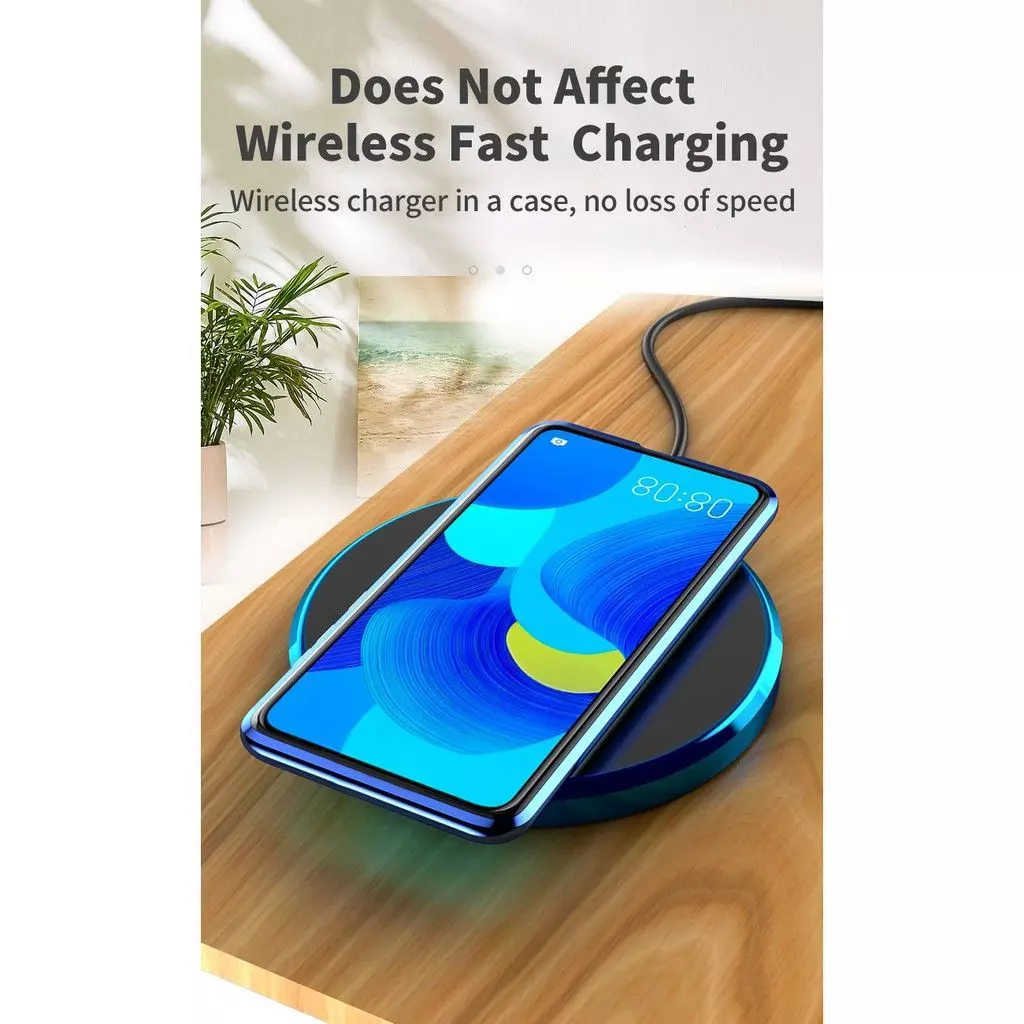 Чохол бампер для Vivo Y30 Anomaly Magnetic 360 With Glass Black (Чорний)