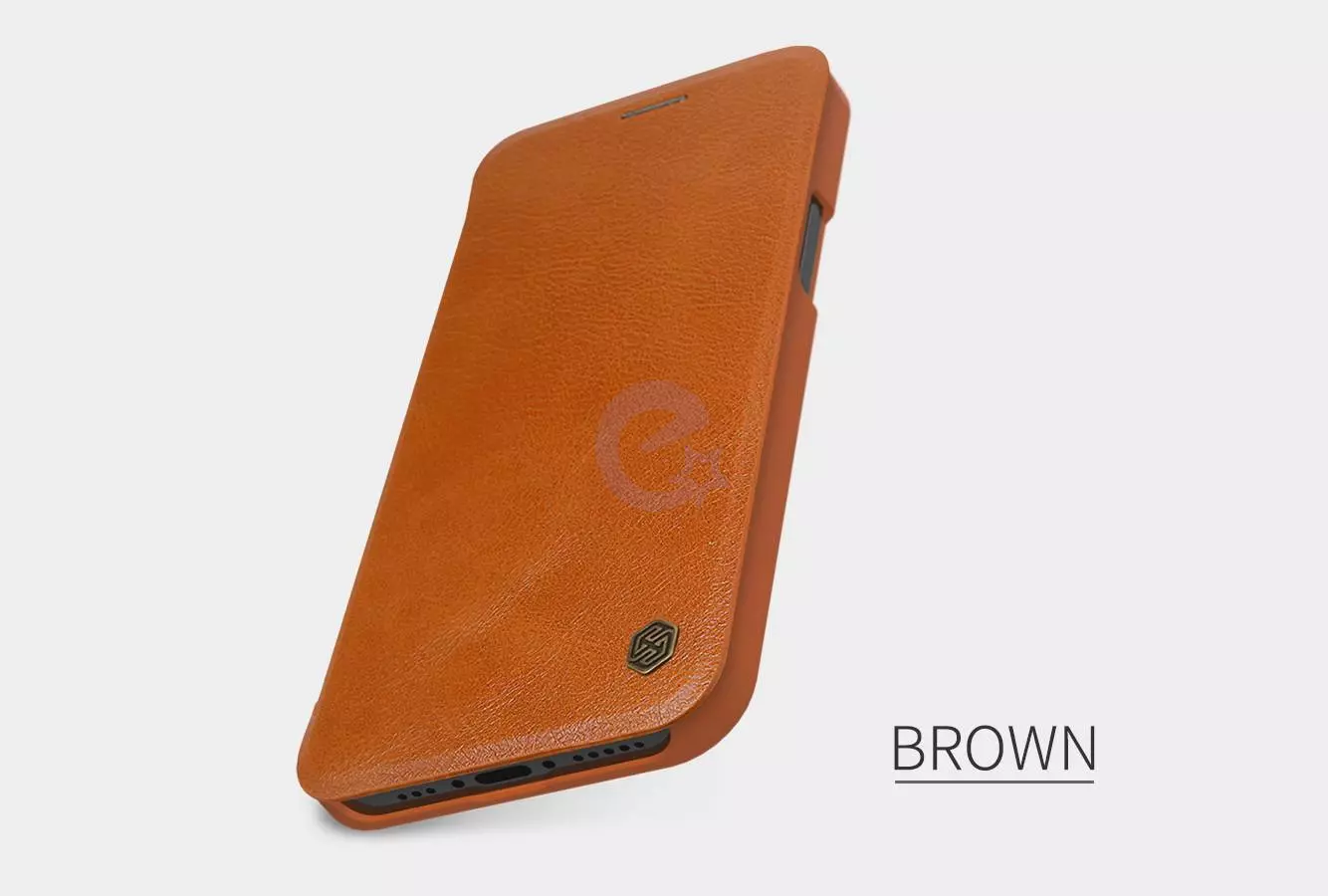 Чехол книжка Nillkin Qin для iPhone 12 Pro Max Black (Черный) Чехол книжка Nillkin Qin для iPhone 12 Pro Max Black (Черный)