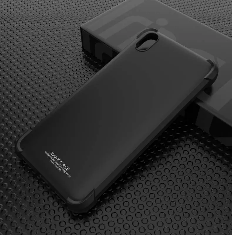 Противоударный чехол бампер для Xiaomi Redmi 7A Imak Shock Black (Черный)
