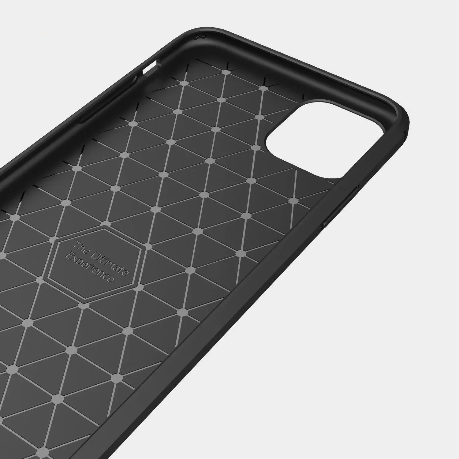 Протиударний чохол бампер для iPhone 11 Pro Max iPaky Carbon Fiber Black (Чорний)
