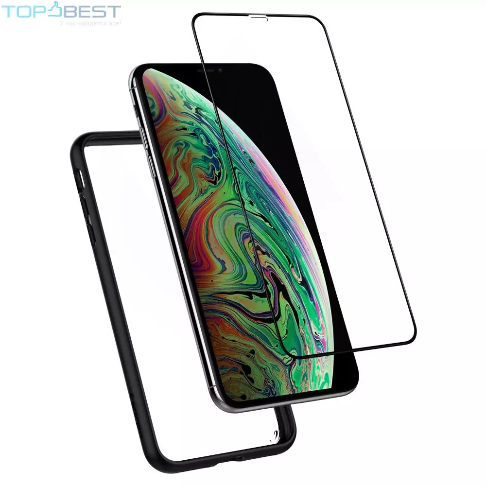 Противоударный чехол бампер Spigen Ultra Hybrid для iPhone Xs Max Matte Black (Матовый Черный) Противоударный чехол бампер Spigen Ultra Hybrid для iPhone Xs Max Matte Black (Матовый Черный)