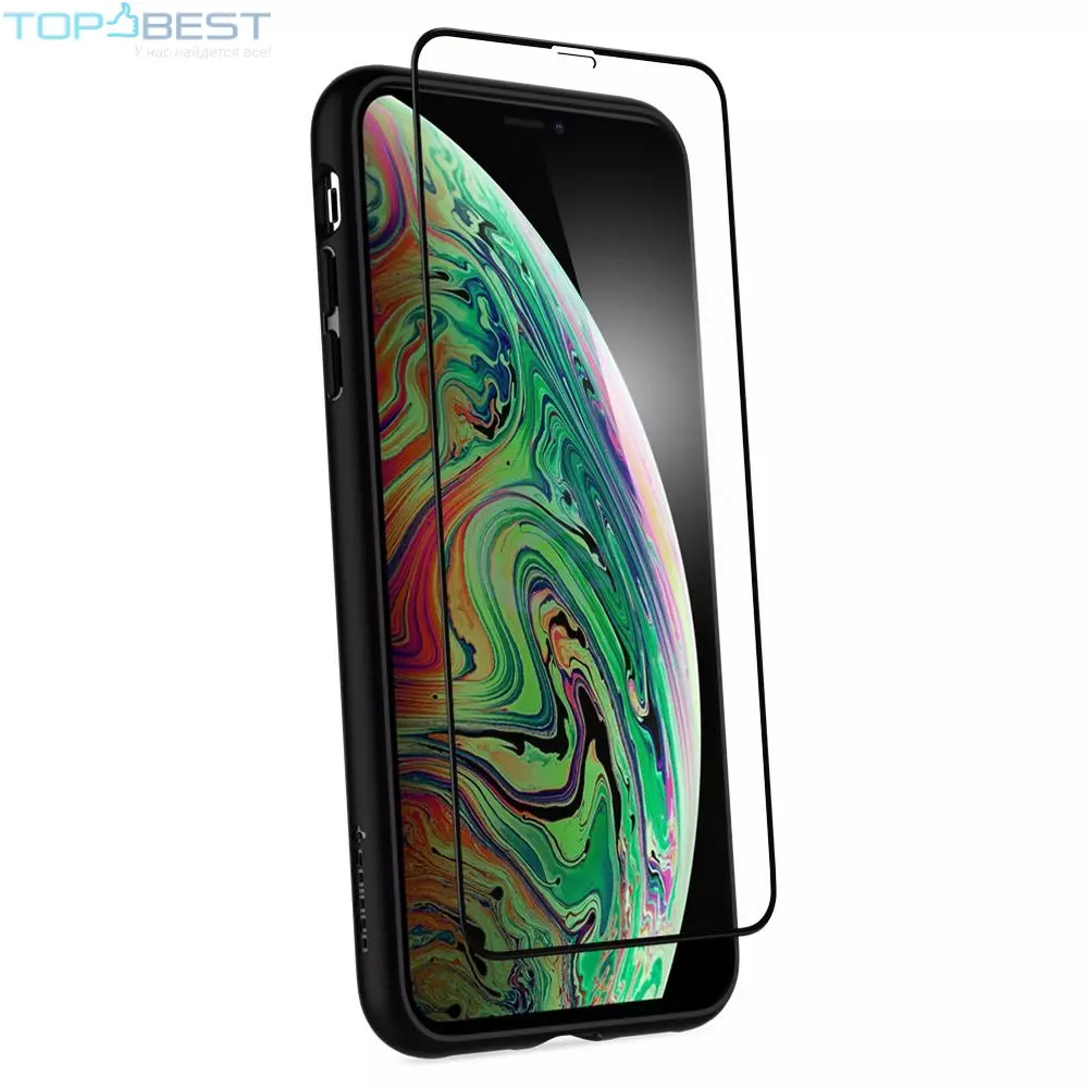 Противоударный чехол бампер Spigen Ultra Hybrid для iPhone Xs Max Matte Black (Матовый Черный) Противоударный чехол бампер Spigen Ultra Hybrid для iPhone Xs Max Matte Black (Матовый Черный)