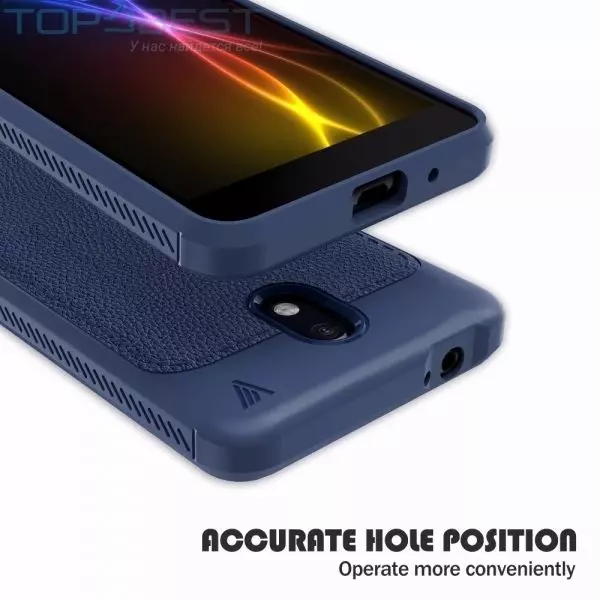 Чехол бампер для Nokia 2 Lenuo Leather Fit Grey (Серый)