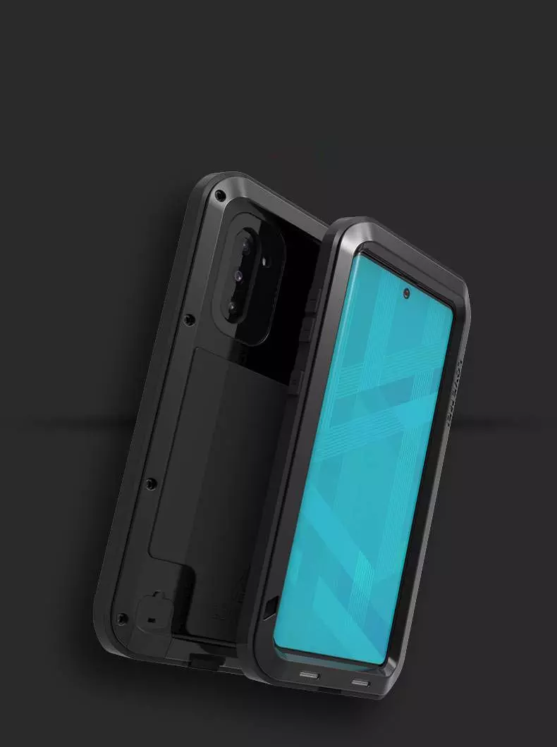 Противоударный чехол бампер для Samsung Galaxy Note 10 Love Mei PowerFull White (Белый)