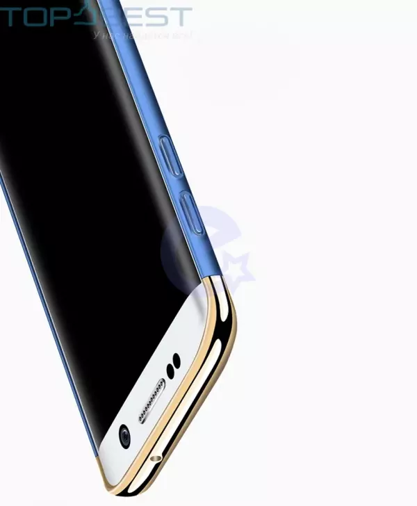 Чохол бампер для Samsung Galaxy A7 2018 Mofi Electroplating Black (Чорний)