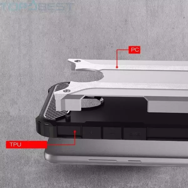Противоударный чехол бампер для Motorola Moto G5s Plus XT1805 Anomaly Rugged Hybrid Gold (Золотой)