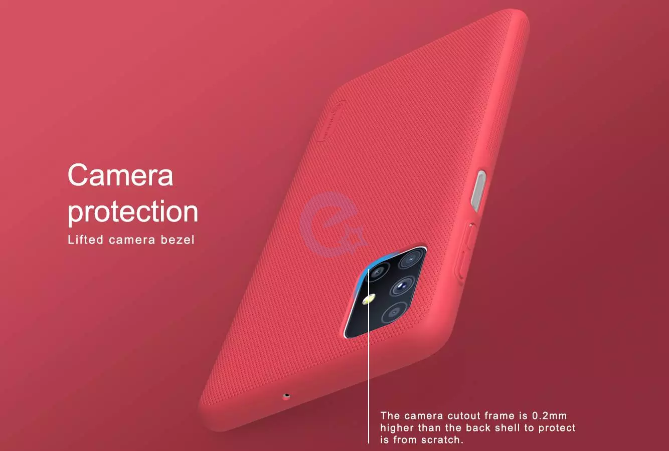 Протиударний чохол бампер Nillkin Super Frosted Shield для Samsung Galaxy M51 Blue (Синій)