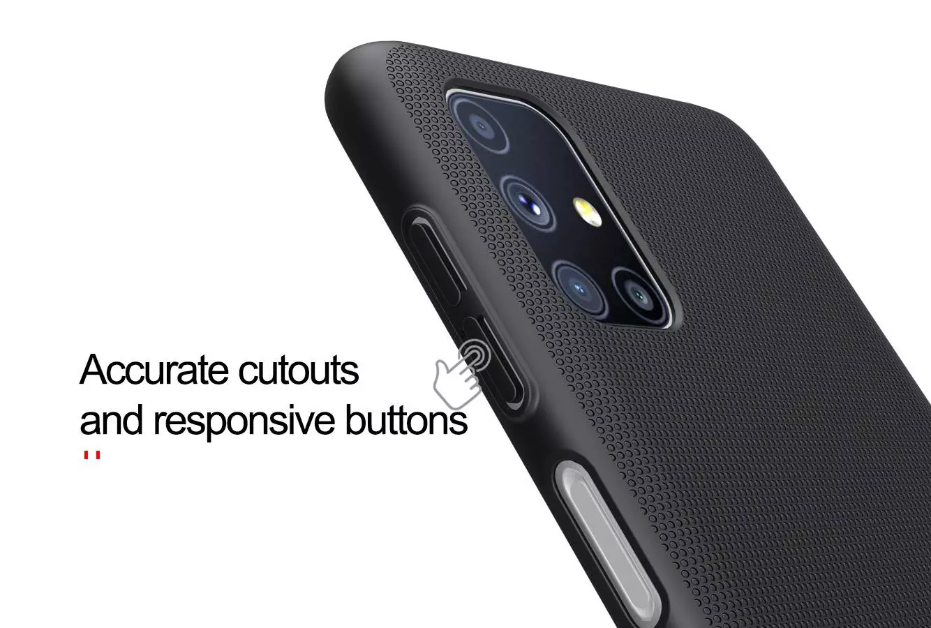 Протиударний чохол бампер Nillkin Super Frosted Shield для Samsung Galaxy M51 Blue (Синій)